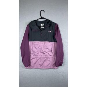 The‎ North Face Jacket Womens Small Pink Purple Hooded Anorak Windbreaker